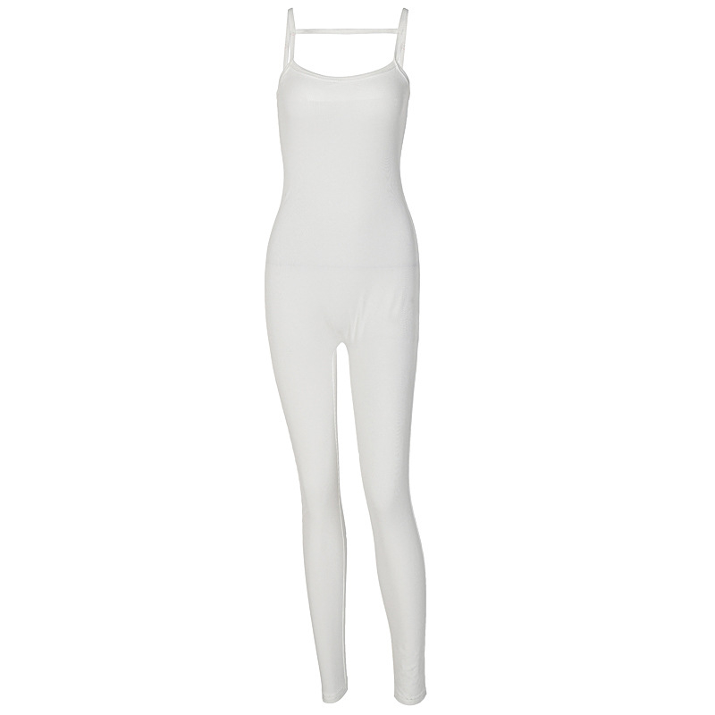 Proizvođači veleprodajnih ženskih kombinezona s tankim naramenicama u Europi i Sjedinjenim Državama za žene iz 2024. godine, novi ljetni modni jednobojni, uski, slim