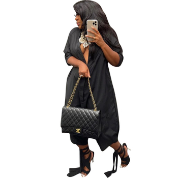 M3030 διασυνοριακά γυναικεία ρούχα μονόχρωμα φθινόπωρο και χειμώνα Νέα ζακέτα χαλαρή παντελόνι με φαρδιά μπατζάκια casual ολόσωμη φόρμα εξωτερικού εμπορίου Ευρώπη και Αμερική