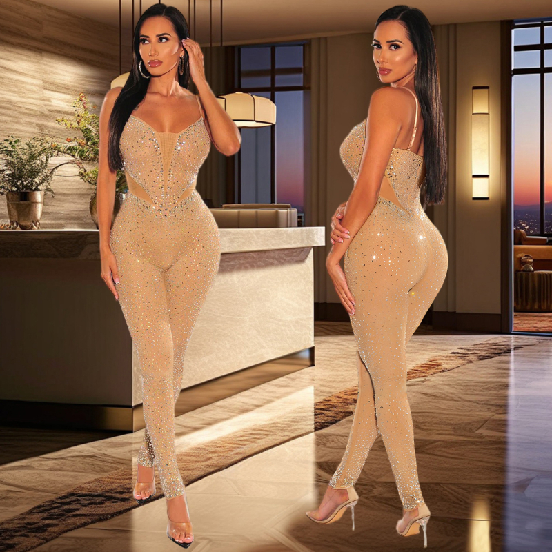 C7163 Cezhraničné AliExpress Amazon Európske a americké módne dámske sexy slim fit kabelky s trakmi na ramene s kamienkami