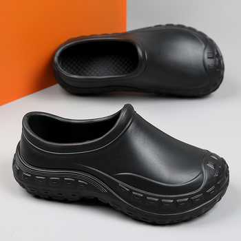 Χονδρικά παπούτσια κουζίνας με ένα πεντάλ σεφ, τρία παπούτσια κουζίνας με αντιολισθητική σόλα, χοντρή σόλα και ανθεκτικά στη φθορά ανδρικά αποσμητικά παπούτσια