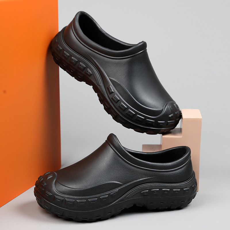 Χονδρικά παπούτσια κουζίνας με ένα πεντάλ σεφ, τρία παπούτσια κουζίνας με αντιολισθητική σόλα, χοντρή σόλα και ανθεκτικά στη φθορά ανδρικά αποσμητικά παπούτσια