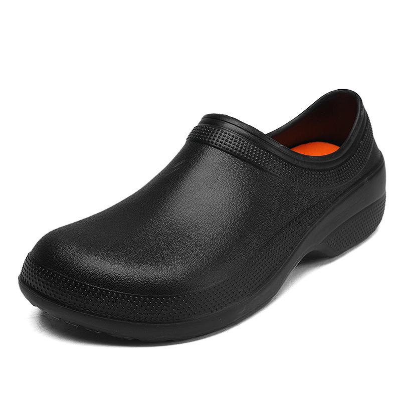 Veľkoobchodné neporézne topánky s otvormi pre mužov, protišmykové, odolné proti opotrebovaniu, pracovná obuv, hotelová jedáleň, reštaurácia, nepremokavé kuchárske topánky pre mužov