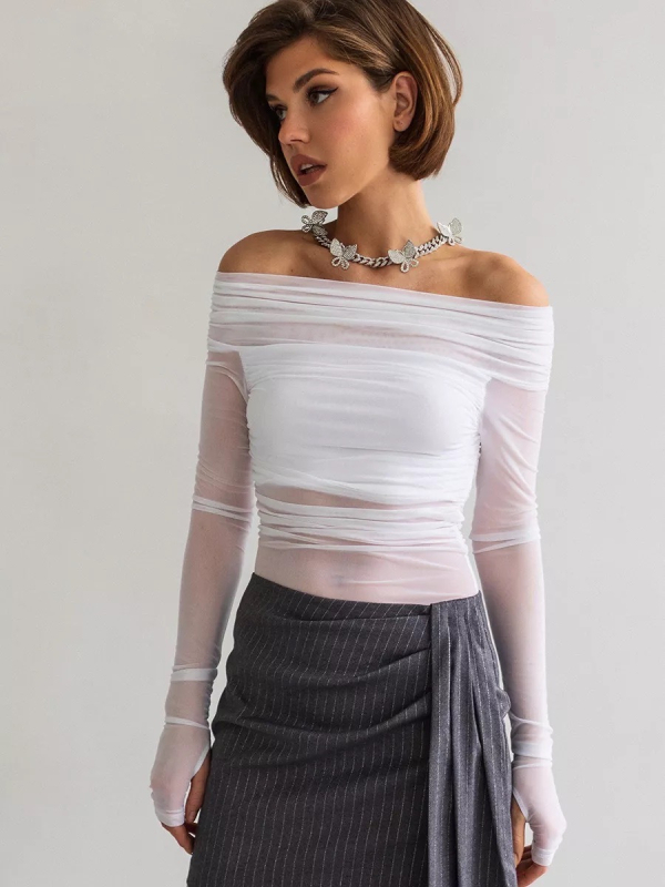 Jeseň a zima 2024 Nový dámsky jednofarebný úzky strih s dlhým rukávom a golierom v európskom a americkom štýle v cezhraničnom štýle