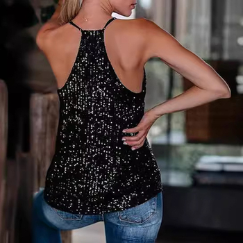 Σέξι γυναικεία ριγέ τιρκουάζ με V λαιμόκοψη και χαλαρές πούλιες σε διασυνοριακή μόδα για την άνοιξη, το καλοκαίρι και το φθινόπωρο του 2024 στην Ευρώπη και την Αμερική