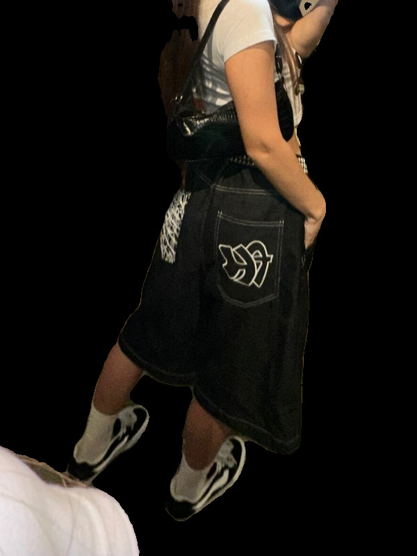 Nové americké retro džínsové šortky, pánske a dámske letné prané, opotrebované modré, módne voľné ležérne nohavice