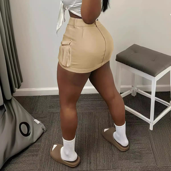 Νέος ανεξάρτητος διασυνοριακός σταθμός στο Διαδίκτυο, διασημότητα από την Ευρώπη και την Αμερική, με ψηλή μέση και αδυνάτισμα, μονόχρωμη σέξι, εξαιρετικά κοντή φούστα εργασίας με τσέπη.