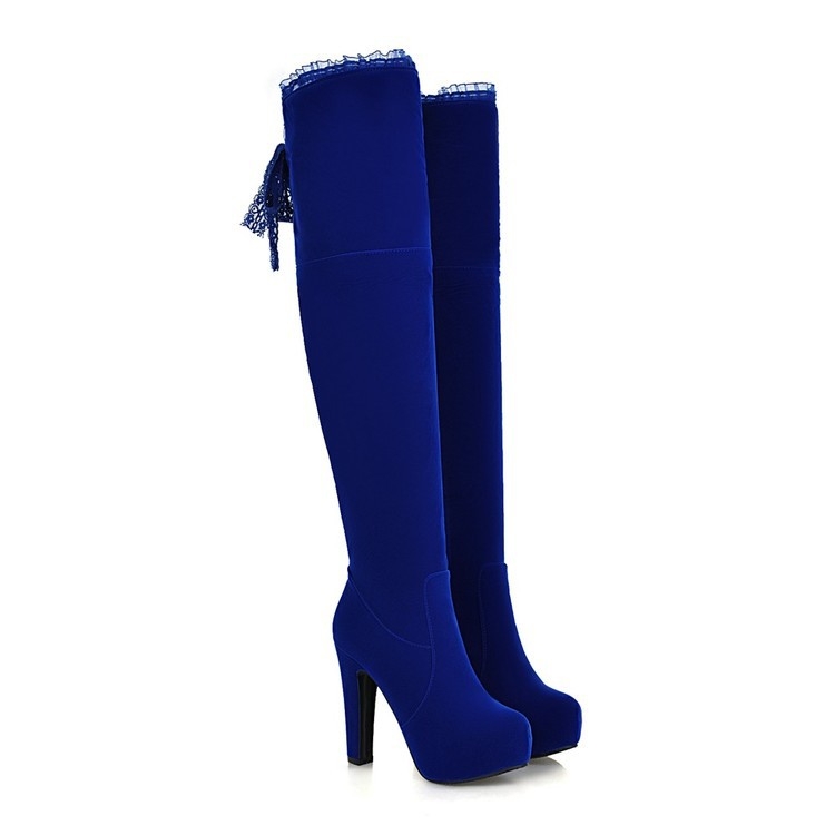 2024 Zimné nové dámske čižmy, módne pouličné topánky na vysokom podpätku, nepremokavé čižmy po kolená, šnurovacie dámske čižmy, módne čižmy