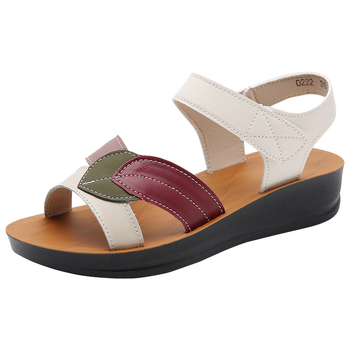 2024 Νέα Άφιξη Ελαφριά Αντιολισθητικά Επίπεδα Σανδάλια Γυναικεία Απλά, Όλα-Ταίριασμα, Στρογγυλό Κεφαλάρι, Μαλακό Κάτω Μέτωπο με Velcro για Γυναικεία