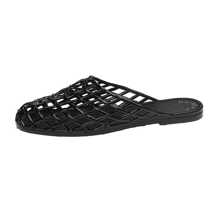 Παπούτσια εξωτερικού εμπορίου με κρυστάλλινα παπούτσια Niche Hollow Διαφανή Αναπνεύσιμες Επίπεδες Παντόφλες Καλοκαιρινά Νέα Μοντέρνα Τσόκαρα Εξωτερικής Ένδυσης