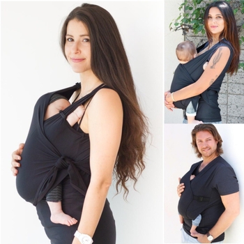 2025 Európske a americké horúce predajné klokanie otec klokanie mama klopačka vrecko nohavice spájanie tričko vesta predné objatie detský sveter oblečenie