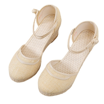 Ženske ljetne sandale s klinovima za vanjsku trgovinu, modne prozračne sandale s kopčom i visokim potpeticama, putne sandale za žene