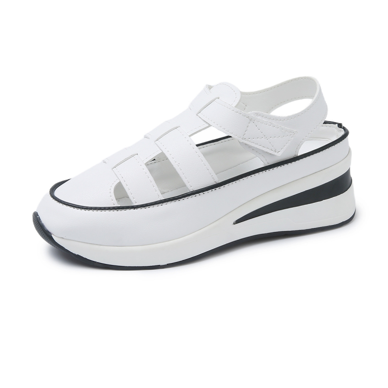 Ženske sportske sandale za veće veličine Cross-border za ljeto 2025., nove lagane sandale s debelim potplatom i čičkom