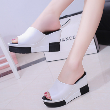 Γυναικεία Σανδάλια με Χοντρή Σόλα και Ψηλοτάκουνα, Καλοκαίρι 2024, Νέα Πλατφόρμα, Μονόχρωμα, Άνετα, Χονδρικής