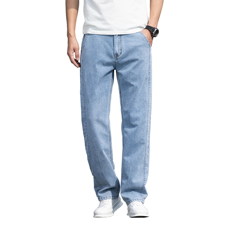2024 Pranje Vintage Novi stil Popularni Novi dizajn Regular Traper Hlače Muške Američke Trendovske Široke Ravne Duge Hlače