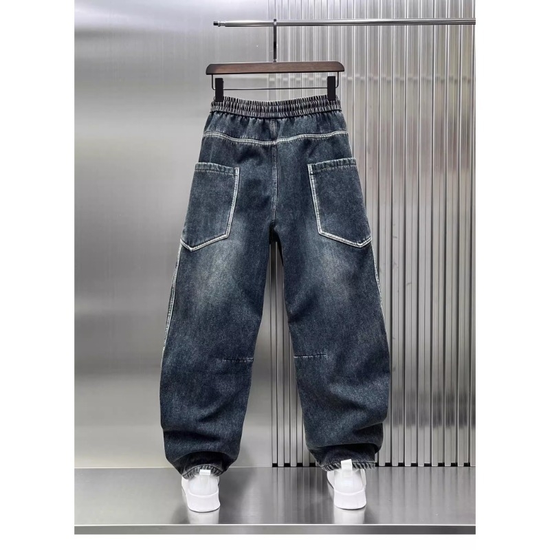 Nove Scimitar traperice za proljeće i ljeto 2025., muške široke ravne hlače širokih nogavica, retro trendi, vrhunske marke