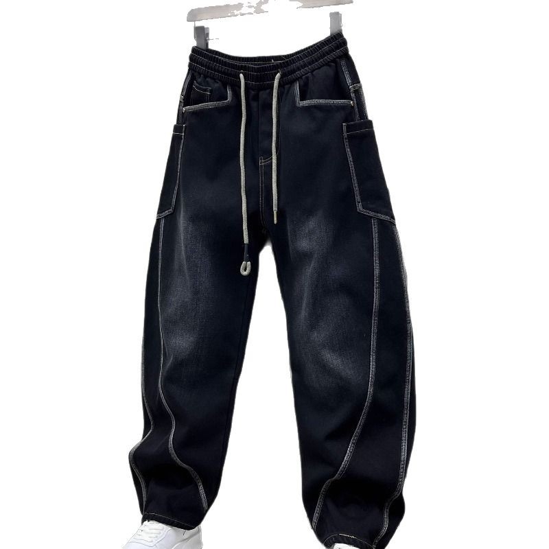 Nove Scimitar traperice za proljeće i ljeto 2025., muške široke ravne hlače širokih nogavica, retro trendi, vrhunske marke