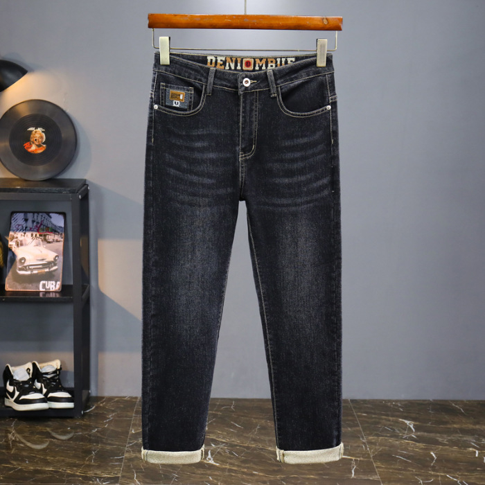 Robbanékony, divatos, hímzett, őszi és téli, karcsúsított, kis méretű, egyenes, rugalmas, laza, hétköznapi mikrokúpos nadrág