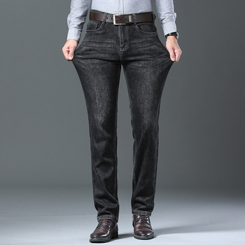 Pánske rifle na jar a jeseň 2022, nové voľné rovné elastické nohavice, ležérne jesenné, značkové zimné nohavice