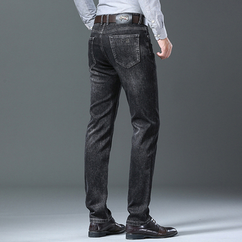 Pánske rifle na jar a jeseň 2022, nové voľné rovné elastické nohavice, ležérne jesenné, značkové zimné nohavice