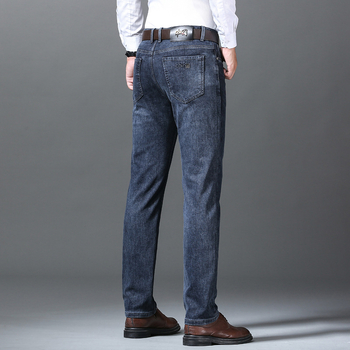 Pánske rifle na jar a jeseň 2022, nové voľné rovné elastické nohavice, ležérne jesenné, značkové zimné nohavice