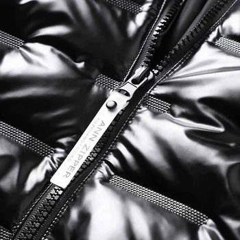 2021. aasta uus saabumine talvisele meestele püstkraega mantlile, trendikas vabaaja erksavärviline puuvillase polsterdusega jakk, lühike puuvillase polsterdusega jakk