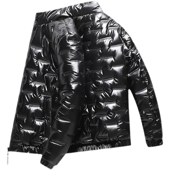 2021. aasta uus saabumine talvisele meestele püstkraega mantlile, trendikas vabaaja erksavärviline puuvillase polsterdusega jakk, lühike puuvillase polsterdusega jakk