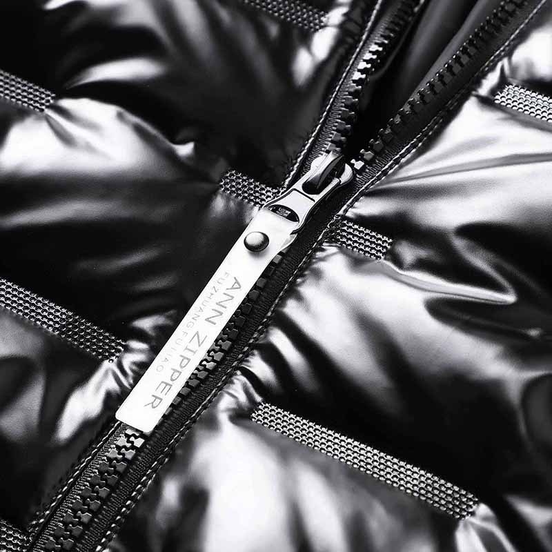 2021. aasta uus saabumine talvisele meestele püstkraega mantlile, trendikas vabaaja erksavärviline puuvillase polsterdusega jakk, lühike puuvillase polsterdusega jakk