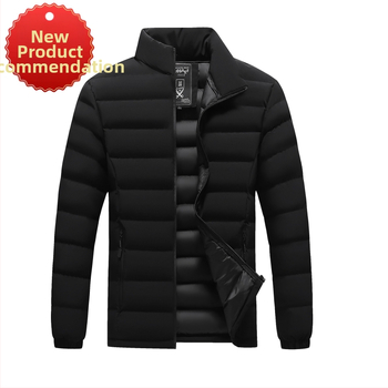 Puuvillast meeste 2024. aasta talvine uus noortemoe kraega vabaaja puuvillase polstriga jope, soe pluss-suuruses mantlitootjate hulgimüük