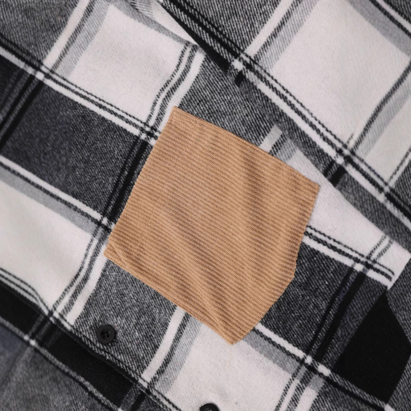 Cezhraničná téma shein Horúce výbuchy Tričko Pánske Voľné Študentské Neformálne Retro Outdoorové Oblečenie Brúsna košeľa Bunda