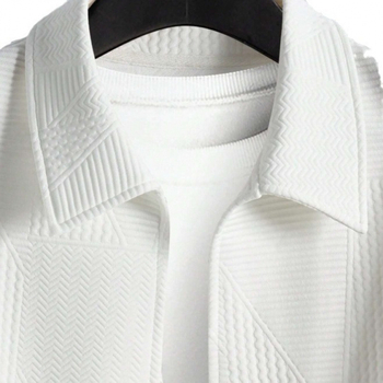 2024 Ευρω-αμερικανικό διασυνοριακό ανδρικό μπουφάν Temu Shein, άνετο και μονόχρωμο