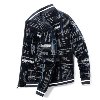 Amazoni uus nahast meeste kevad- ja sügisene Korea stiilis trendikas vabaaja pesapallivormiriietus, kena jope