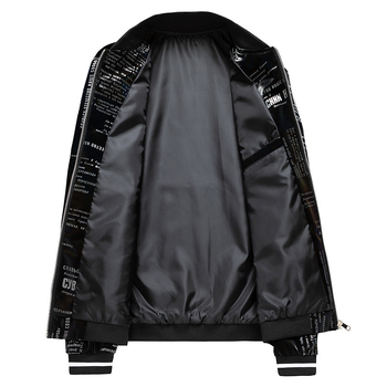 Amazoni uus nahast meeste kevad- ja sügisene Korea stiilis trendikas vabaaja pesapallivormiriietus, kena jope