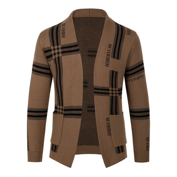 AliExpress φθινόπωρο και χειμώνα μοντέρνο, ασορτί ανδρικό παλτό, μοντέρνο, όμορφο παλτό, ευρωπαϊκό και αμερικανικό, απλό πλεκτό ζακετάκι