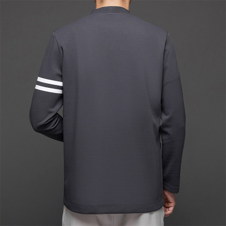 Jarný a jesenný tenký pletený kardigan s pravým vreckom, pánska móda, ležérny jednoduchý jarný top, pánske oblečenie