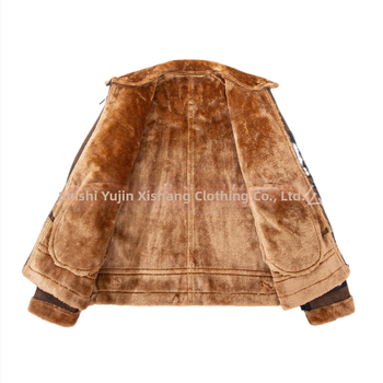 2024 m. Nauji vyriški odiniai drabužiai rudens ir žiemos vilnos pamušalu, sustorintu kailiu, vyriška odinė striukė, dalykinis laisvalaikio vyriškas paltas