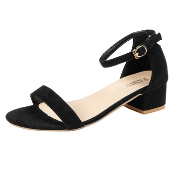 Οι εκρήξεις στο εξωτερικό εμπόριο υποστηρίζουν τις εγχώριες και ξένες πωλήσεις μονόλογης αγκράφας με ανοιχτά δάχτυλα, χοντρό τακούνι από καουτσούκ, σουέτ στη μέση (