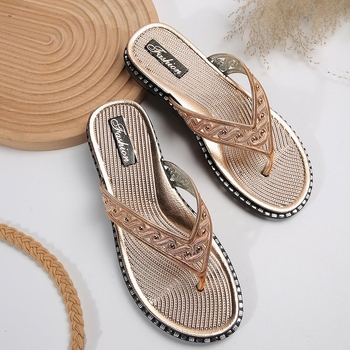 Σανδάλια Νοτιοανατολικής Ασίας για γυναίκες 2024 Παντόφλες για γυναίκες Καλοκαιρινές εξωτερικές σαγιονάρες με κορεάτικο στυλ και κοφτό μαλακό κάτω μέρος