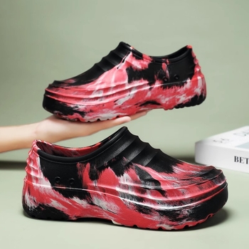 Pánska obuv pre zahraničných šéfkuchárov, zimná kuchynská pracovná obuv, ležérne pracovné topánky, pedálové športové papuče s hrubou podrážkou, generácia vlasov