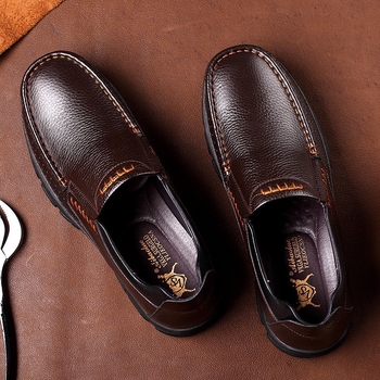 Διασυνοριακά ανοιξιάτικα και φθινοπωρινά ανδρικά επαγγελματικά παπούτσια casual, παπούτσια ορειβασίας σε εξωτερικούς χώρους, μεγάλα μεγέθη, τάση μόδας, ανδρικά δερμάτινα παπούτσια παντός τύπου