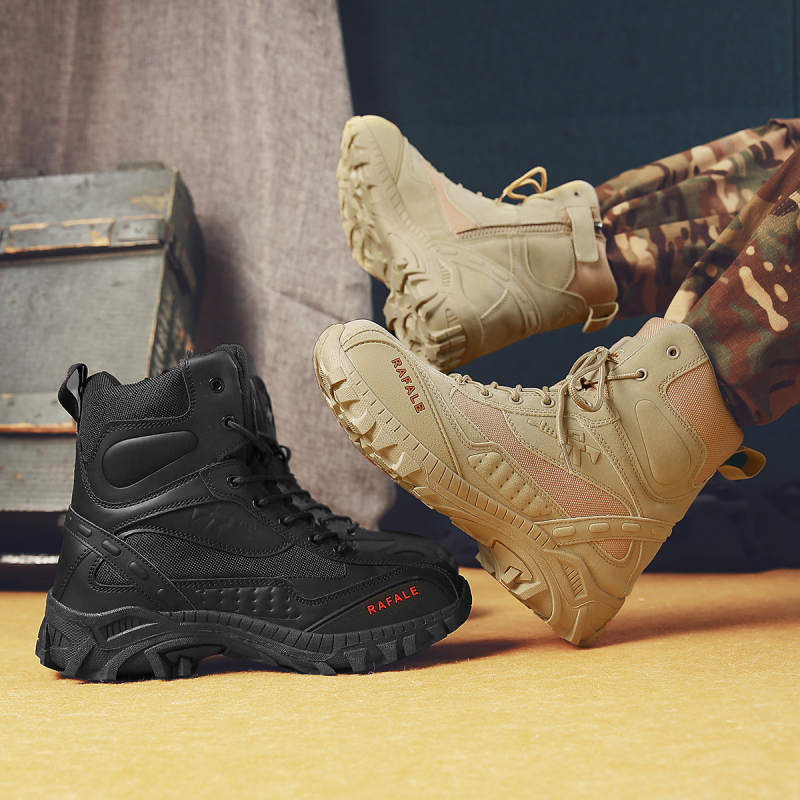 Vanjske martinske čizme Muške cipele Visoke radne čizme Srednje visoke čizme za radnu odjeću Muške penjačke cipele Penjačke čizme Pustinjske čizme većih veličina