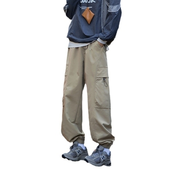 Pánske jarné a jesenné členkové nohavice, voľné, športové nohavice pre väčšie veľkosti, vetruodolné, nepremokavé, rustikálne nohavice