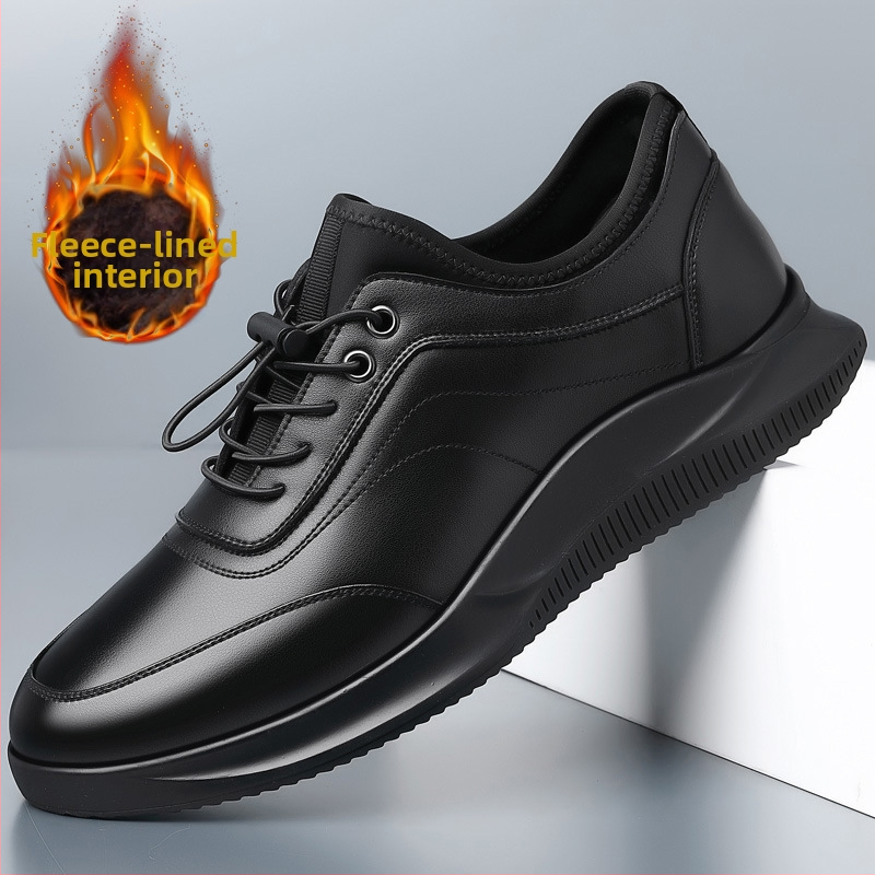 Prozračne muške ležerne cipele s vezicama za proljeće 2024., mokasine s vezicama i tople baršunaste svestrane ležerne cipele, dropshipping