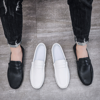 Pánske topánky Tods ležérne kožené topánky s mäkkým povrchom, topánky s mäkkou podrážkou, pánske nazúvacie topánky, ležérne šoférske mokasíny, pánske nazúvacie topánky