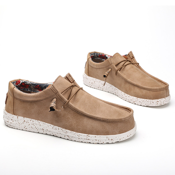 Пролетни крос-бордови мъжки обувки за големи размери на едро, ниски, слип-он, ежедневни мокасини, мъжки ежедневни обувки