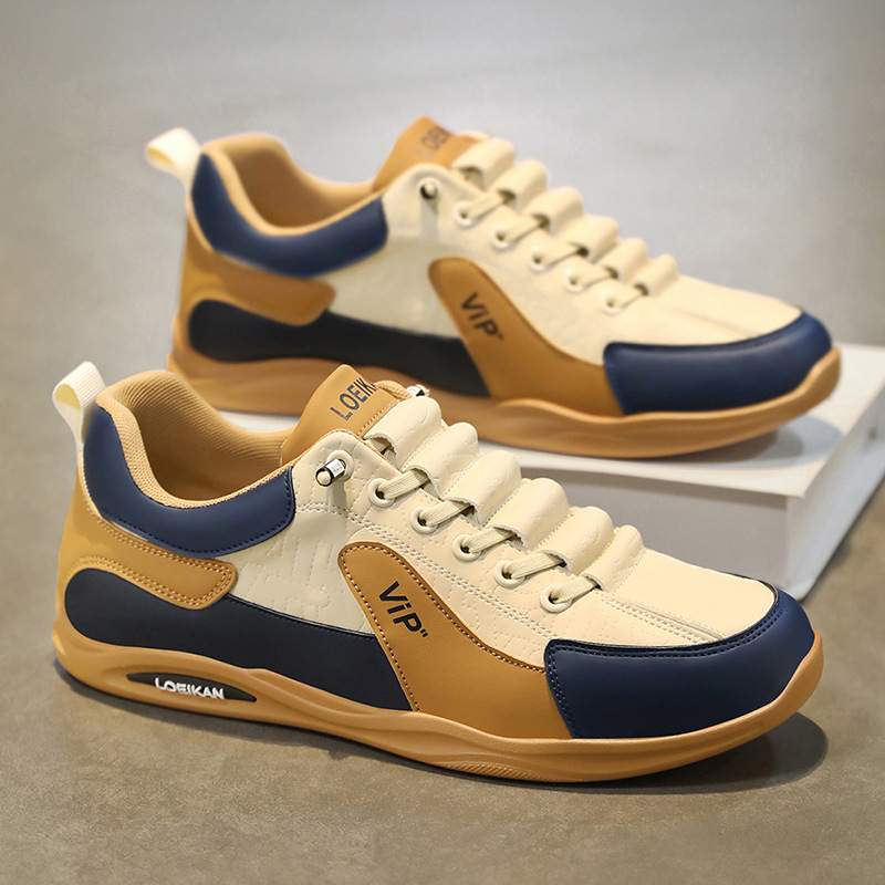 2025. gada pavasara jauni vīriešu apavi bez šņorēm, modes mokasīni, vīriešu ikdienas skrituļslidošanas apavi ar mīkstu zoli, darba vīriešu apavi