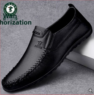 PLOVER Ljetne muške kožne cipele od mekane kože, muške ležerne kožne cipele, navlake za cipele od kože, prozračne cipele za muškarce