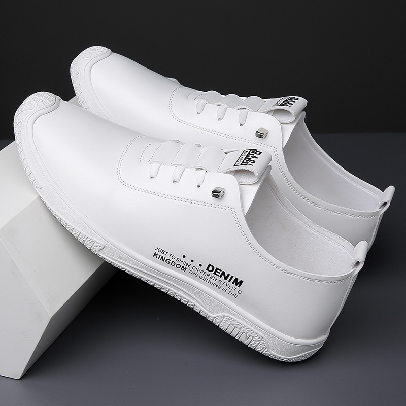 2025 Nove ležerne muške cipele, prozračne cipele s kapom, lijene cipele s kapom, mekani potplat, bijele cipele, izravna prodaja iz tvornice