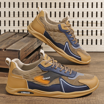 Αθλητικά παπούτσια ανδρικά 2025 άνοιξη νέα μόδα μοντέρνα ανδρικά παπούτσια αναπνεύσιμα παπούτσια παντός εδάφους με κορδόνια μοντέρνα παπούτσια για άνδρες
