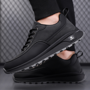 Pánske topánky s hrubou podrážkou, ležérne tenisky, pánske, jeseň 2024, nové, ľahké, pohodlné, protišmykové, bežecké, outdoorové, cestovné topánky