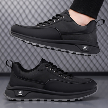 Pánske topánky s hrubou podrážkou, ležérne tenisky, pánske, jeseň 2024, nové, ľahké, pohodlné, protišmykové, bežecké, outdoorové, cestovné topánky